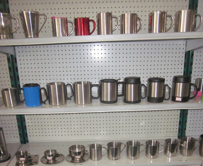 【雙層不銹鋼隔熱杯,銀焊絲手柄小口杯 高檔商務禮品亮杯廠家直銷】價格,廠家,圖片,商務禮品,永康市卓盛金屬制品-